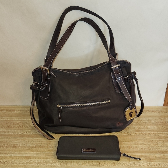 Dooney & Bourke Handbags - DOONEY &  BOURKE Large Nina Shoulder Bag and a Matching Wallet
